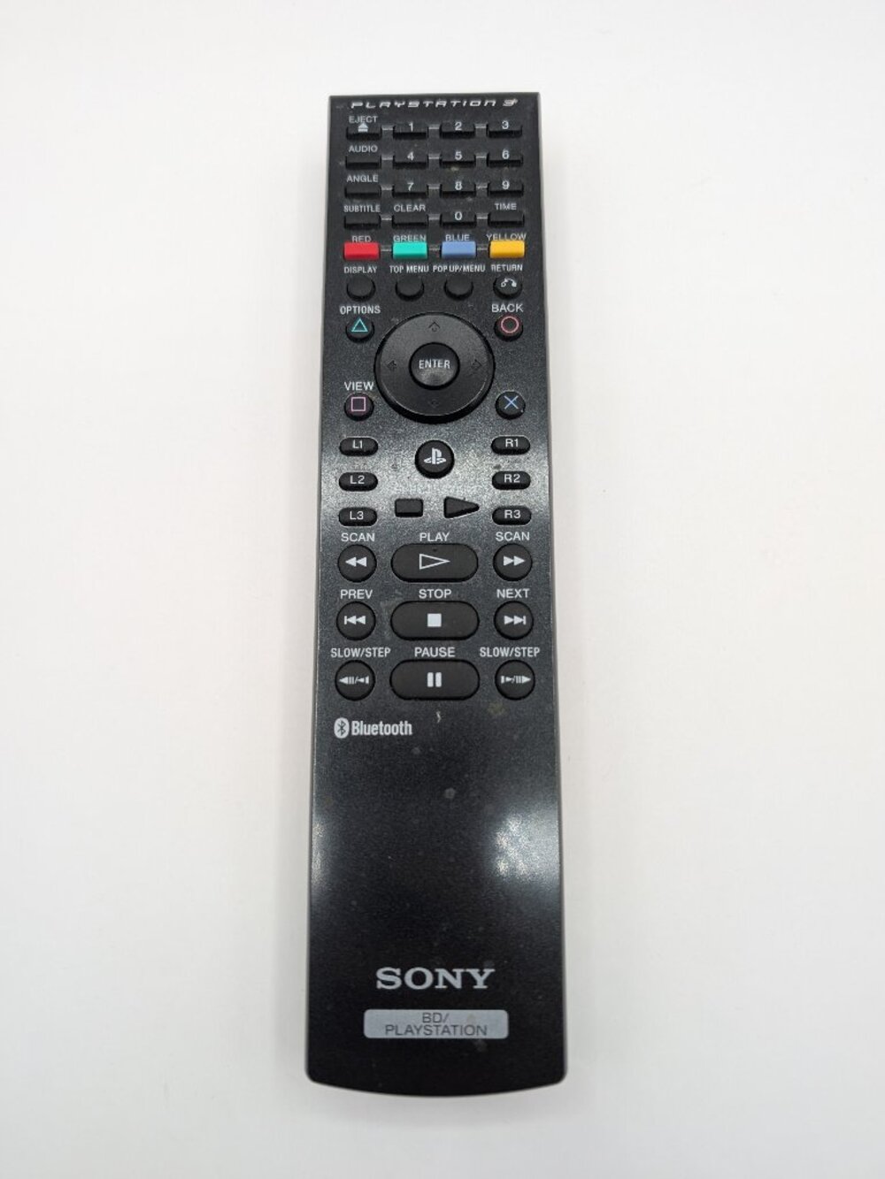 Sony PS3 BD Playstation 3 Media Blu-ray Disc Remote Control CECHZR1U OEM - Works